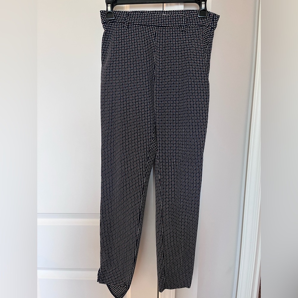 Patterned Slim-Fit work pants H&M size 4